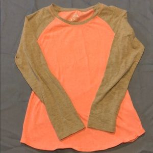 Justice girls baseball tee